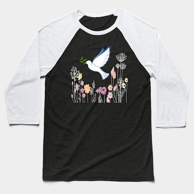 bird Baseball T-Shirt by AMIN